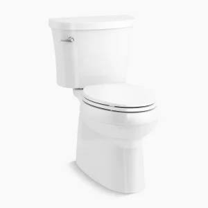 Kohler Gleam™ The Complete Solution® two-piece elongated toilet with skirted trapway