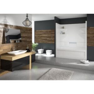 Mirolin BA5L1 Belaire Left Hand Acrylic Tub Shower