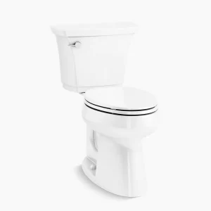 KOHLER Highline White Elongated Chair Height 2-piece WaterSense Soft Close Toilet