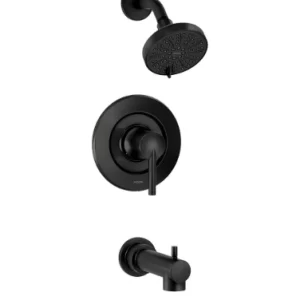 Moen Arlys Matte Black Posi-Temp® Tub/Shower Kit