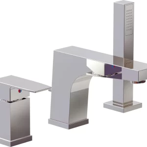 Peerless Brisk Single Handle Roman Tub With Hand Shower