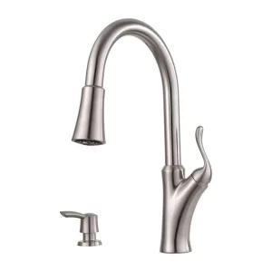 Pfister Eagen 1-Handle Pull-Down Kitchen Faucet With Soap Dispenser