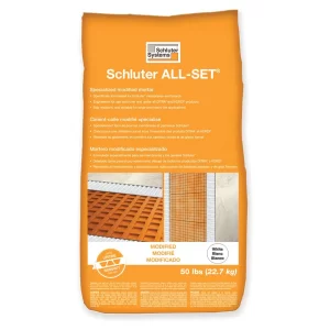 Schluter All-Set Modified Thin-Set Mortar - White (50lb Bag)