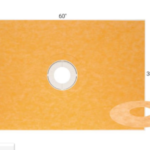 Schluter KERDI-SHOWER-TS Prefabricated Sloped Shower Tray Kit with Center Outlet Position 1-1/8" x 38" x 60" -- [Copy]