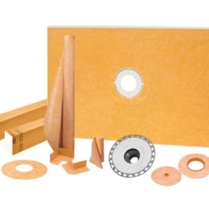 Schluter KERDI-SHOWER-KIT Shower Kit Center Position without Grate with 2" ABS Flange 48" x 72"